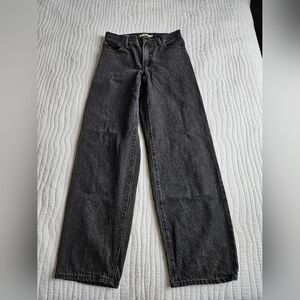 Levi Baggy Dad Black Denim Jeans